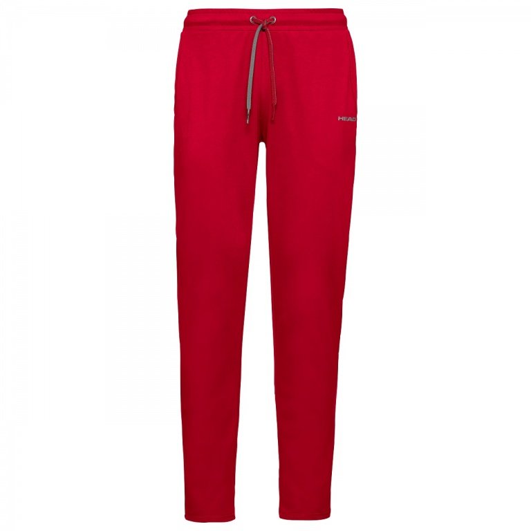 Head Tennishose Pant Club Byron lang rot Herren