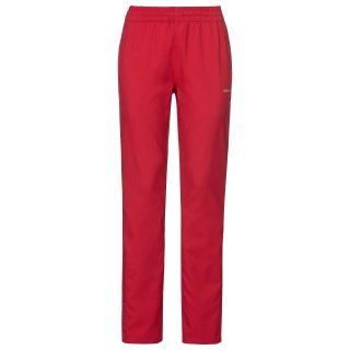 Head Tennishose Pant Club (UV-Schutz) lang rot Damen