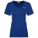 Head Tennis-Shirt Club Technical royalblau Damen