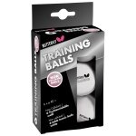 Butterfly Tischtennisball Training (Plastikball 40+) weiss 6er Kartonverpackung