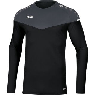 JAKO Sport-Langarmshirt Sweat Champ 2.0 (100% Polyester) schwarz Herren