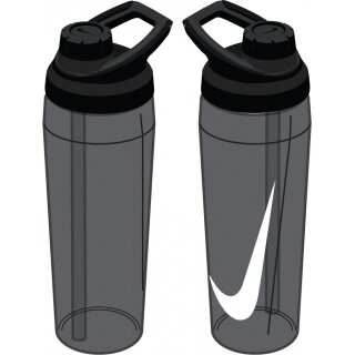 Nike Trinkflasche TR Hypercharge Chug anthrazit 709ml / 24 OZ
