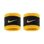 Nike Schweissband Swoosh Classic (Baumwollmix) 2025 schwarz/gelb - 2 Stück