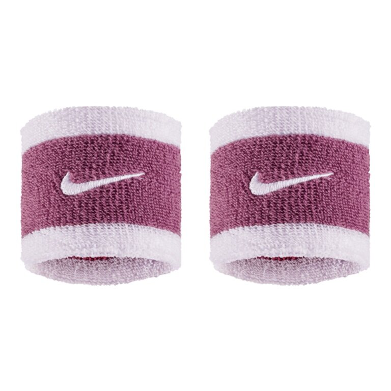 Nike Schweissband Swoosh Classic (Baumwollmix) 2026 violett/pink - 2 Stück