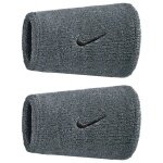 Nike Schweissband Swoosh Classic Doublewide Jumbo (Baumwollmix) 2025 grau - 2 Stück