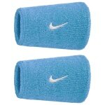 Nike Schweissband Swoosh Classic Doublewide Jumbo (Baumwollmix) 2025 university blau - 2 Stück