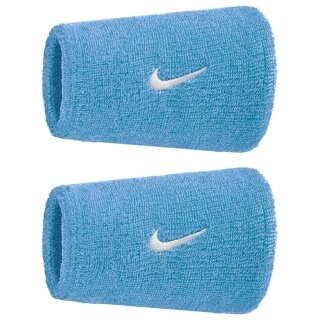 Nike Schweissband Swoosh Classic Doublewide Jumbo (Baumwollmix) 2025 university blau - 2 Stück