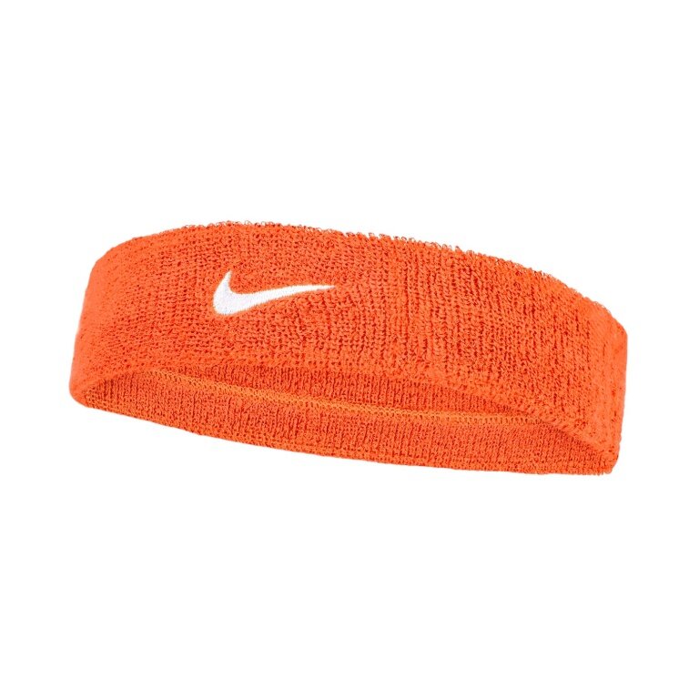 Nike Stirnband Swoosh Classic (Baumwollmix) 2025 orange - 1 Stück