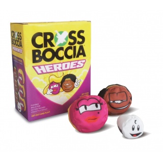 Crossboccia® Doublepack HEROES 2x3er Set für 2 Spieler Blond & Muffin