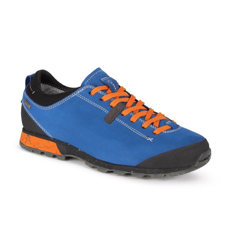 AKU Alltag-Travelschuhe Bellamont III V-Lite Low GTX (wasserdicht) blau/orange Herren