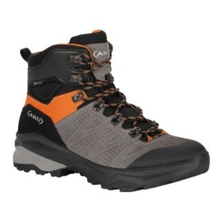 AKU Trekking-Wanderschuhe Adapta SD GTX (Wildleder, wasserdicht) grau/orange Herren