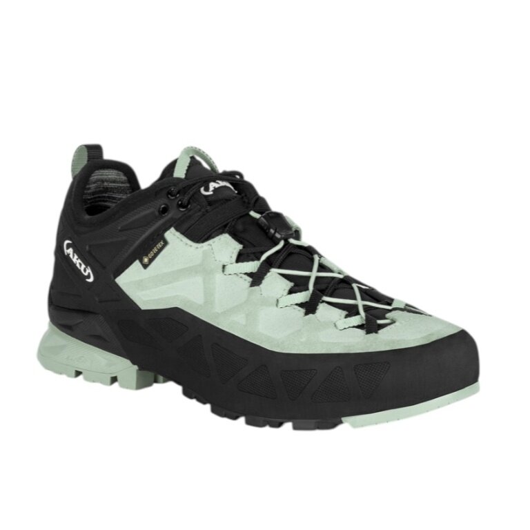 AKU Wanderschuhe Rocket DFS GTX (Zustieg, wasserdicht) jadegrün/schwarz Damen