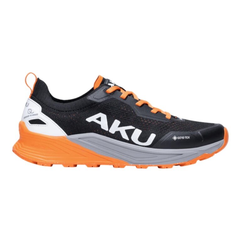 AKU Trekking-Wanderschuhe Aira V-Light GTX (wasserdicht) schwarz/orange Herren