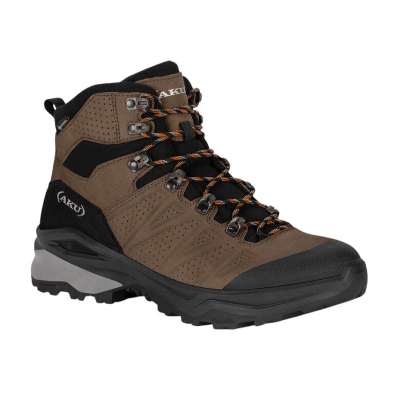 AKU Trekking-Wanderschuhe Adapta NBK GTX (Nubukleder, wasserdicht) braun Herren