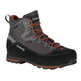 AKU Wanderschuhe Trekker Lite III Wide GTX (wasserdicht, weit) anthrazitgrau/rust Herren