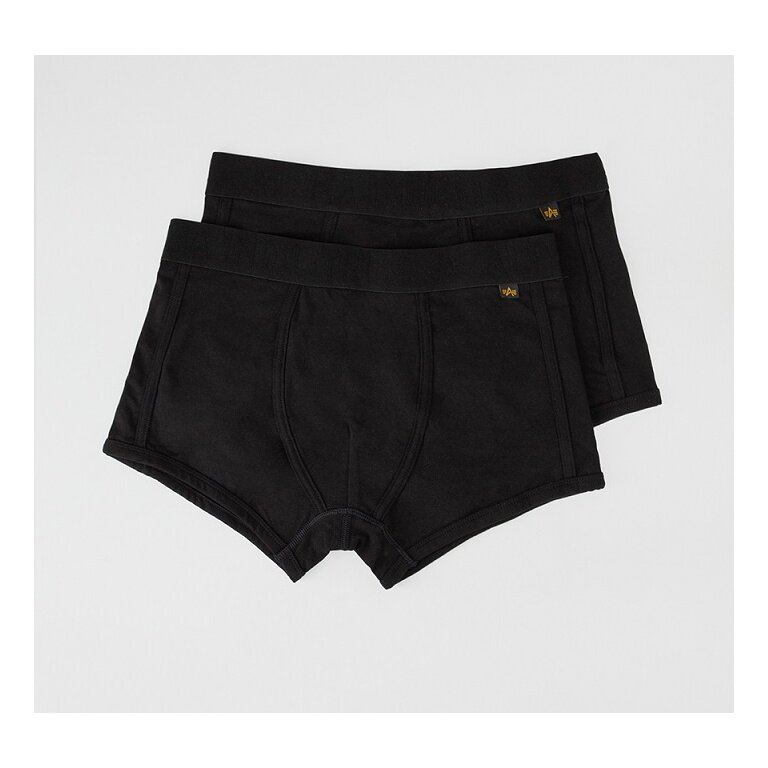 Alpha Industries Boxershorts Al Tape schwarz Herren - 2er Pack
