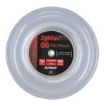 Ashaway Badmintonsaite Zymax 66 Fire Power weiss 200m Rolle