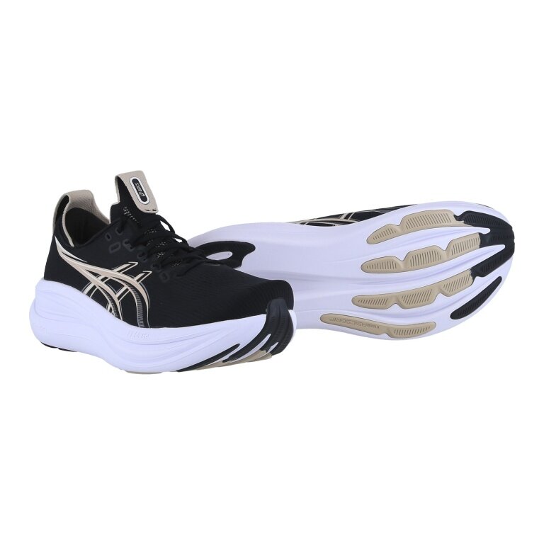 Asics Laufschuhe Gel Nimbus 28 (Dämpfung) schwarz/grau Herren