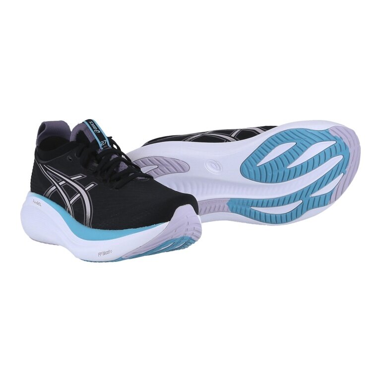 Asics Laufschuhe Gel Nimbus 27 (Dämpfung) schwarz/violett Damen