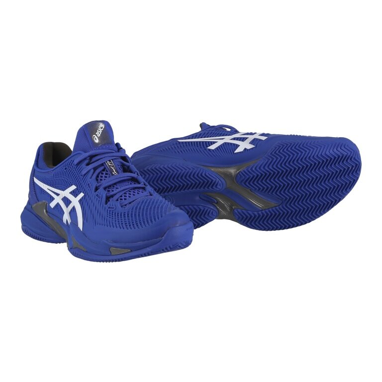Asics Tennisschuhe Gel Court FF 3 Clay/Sandplatz/Stabilität kobaltblau/weiss Herren