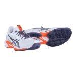 Asics Tennisschuhe Solution Speed FF 3 Clay/Sandplatz/Leichtigkeit weiss/violett Herren