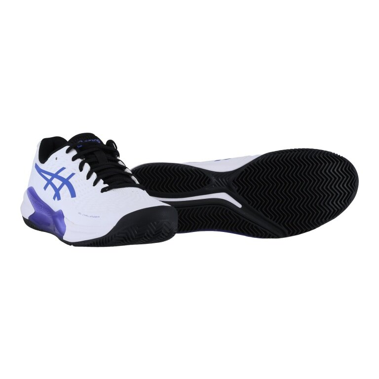 Asics Tennisschuhe Gel Challenger 14 Clay/Sandplatz (Dämpfung) weiss/blau Herren