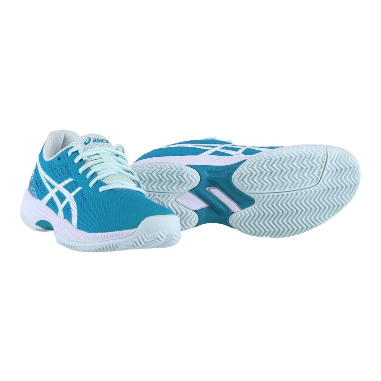 Asics Tennisschuhe Gel Game 9 Clay/Sandplatz tealblau Damen