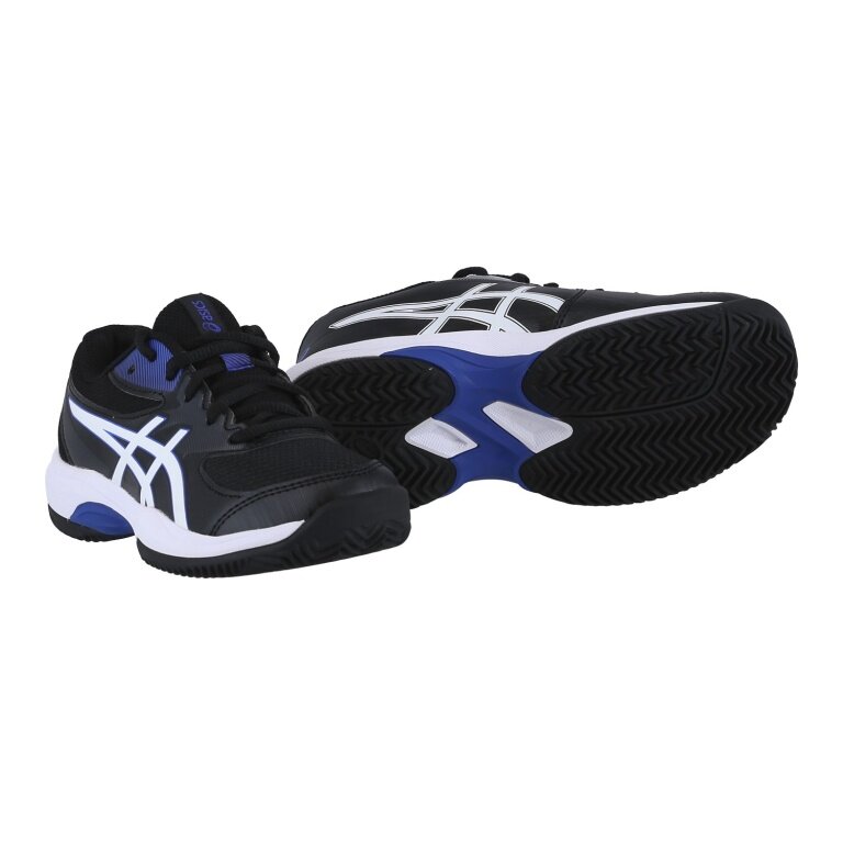 Asics Tennisschuhe Gel Game GS (Grundschule) Clay/Sandplatz schwarz/weiss Kinder