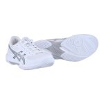 Asics Hallen-Indoorschuhe Gel Rocket 12 (multifunktional/Stabiltät) weiss/silber Damen