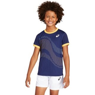 Asics Tshirt Tennis GPX 2021 dunkelblau Boys
