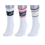 Asics Tennissocken Multisport Logo Crew weiss/bunt 3 Paar