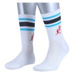 Australian Tennissocke Stripes weiss/hellblau/navyblau - 1 Paar