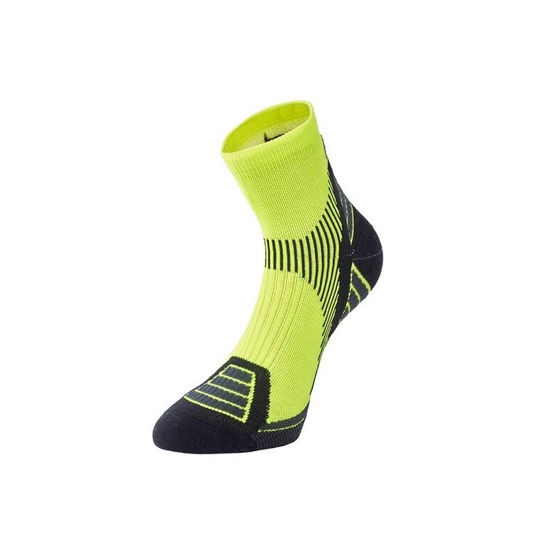 Accapi Laufsocke Quarter Trail Running fluogrün/schwarz - 1 Paar