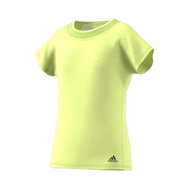 adidas Tennis-Shirt Dotty #18 gelb Mädchen