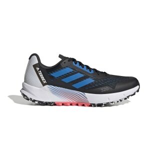adidas Trail-Laufschuhe Terrex Agravic Flow 2 (atmungsaktiv) schwarz/blau Herren
