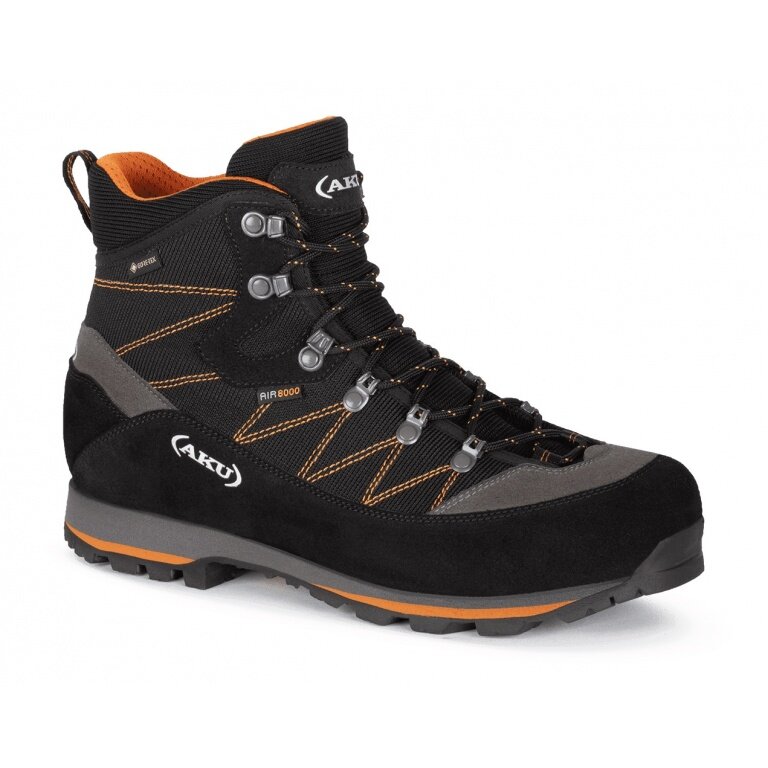 AKU Wanderschuhe Trekker Lite III Wide GTX (wasserdicht, weit) schwarz/orange Herren