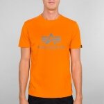 Alpha Industries Tshirt Basic (Baumwolle) alpha orange Herren