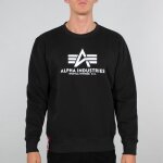 Alpha Industries Pullover Basic (Baumwolle) Sweater schwarz Herren