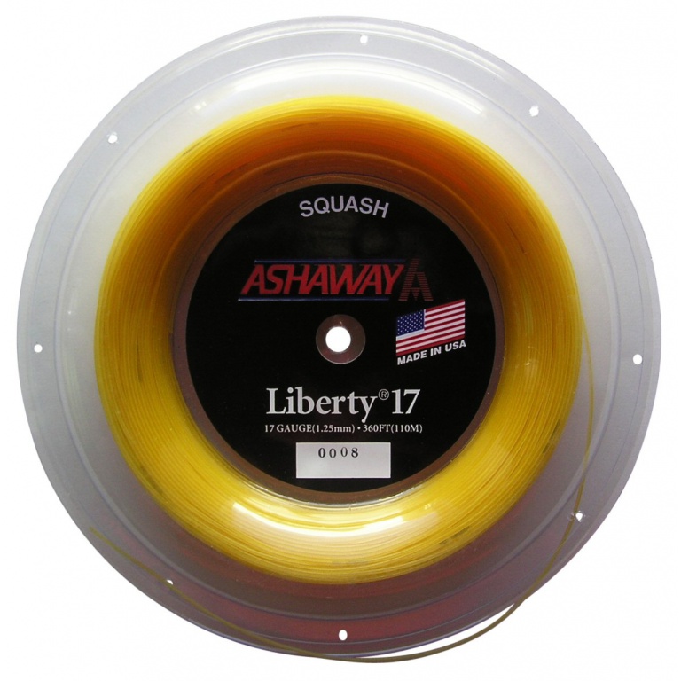 Ashaway Squashsaite Liberty 17 goldgelb 110m Rolle