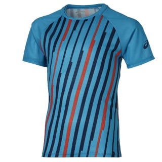 Asics Tennis-Tshirt Graphic #16 blau Jungen