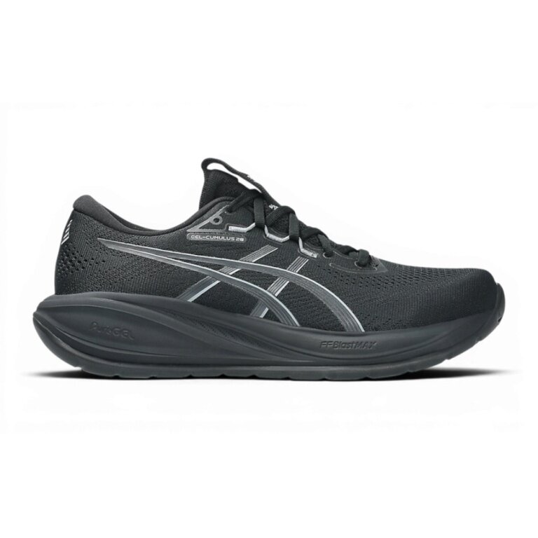 Asics Laufschuhe Gel Cumulus 28 (Dämpfung) schwarz/grau Herren