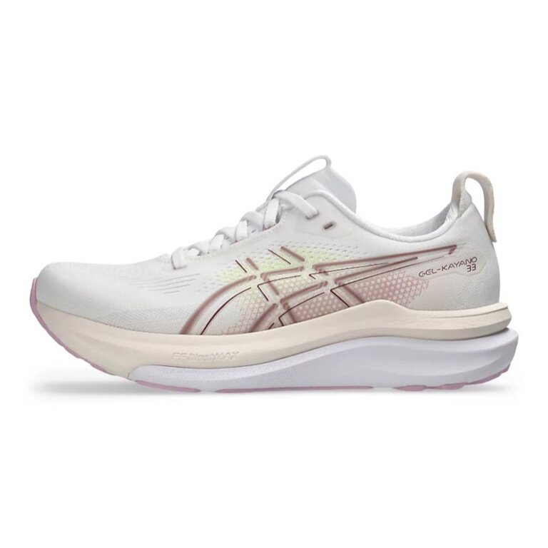Asics Laufschuhe Gel Kayano 33 (Stabilität) weiss/rosa Damen