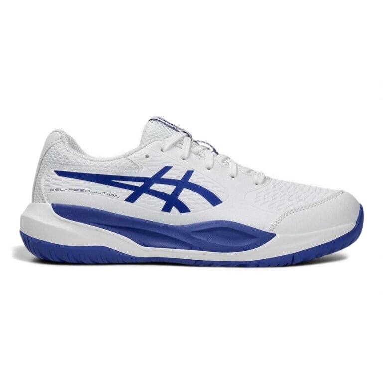Asics Tennisschuhe Gel Resolution X GS (Grundschule) 2025 weiss/blau Kinder
