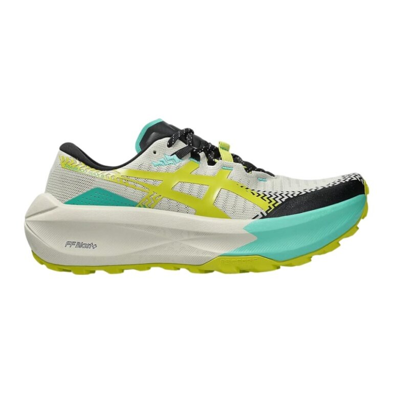 Asics Trail-Laufschuhe Trabuco Max 5 beige/lime/blau Herren