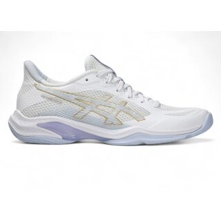 Asics Indoorschuhe Blade FF 2 (Squash- und Badminton-Schuh) weiss/fadeblau Damen
