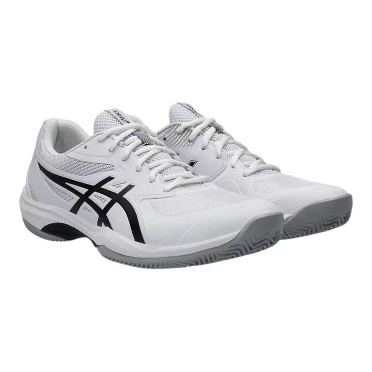 Asics Tennisschuhe Game FF Clay/Sandplatz weiss/schwarz Herren