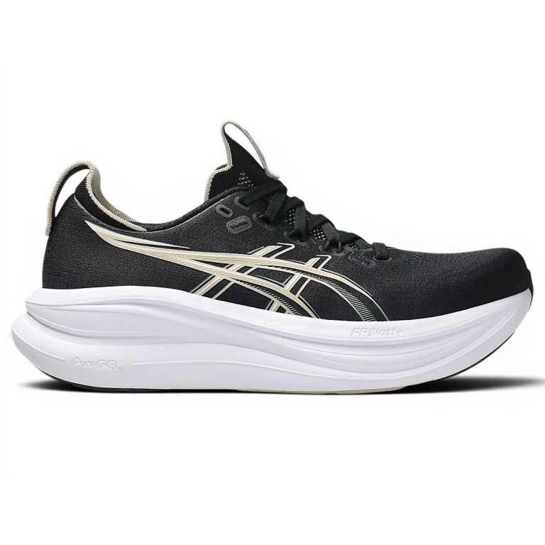 Asics Laufschuhe Gel Nimbus 28 (Dämpfung) schwarz/grau Damen