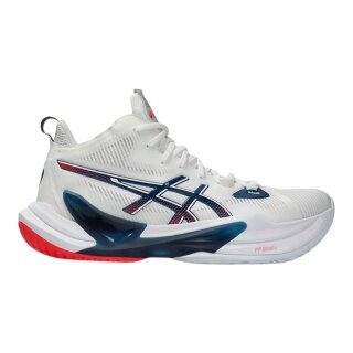 Asics Volleyball-Hallenschuhe Metarise 2 (mittelhoch) 2025 weiss/makoblue Herren