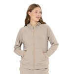 Athlecia Kapuzenpullover Jacey Fullzip (weiches Material, höchster Tragekomfort) beige Damen