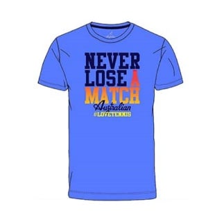 Australian Tshirt Never Lose blau Herren